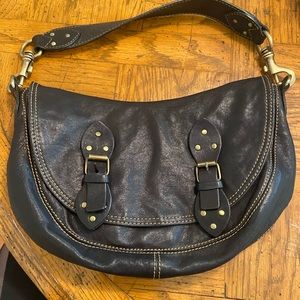 Eric Javits Leather Shoulder Bag